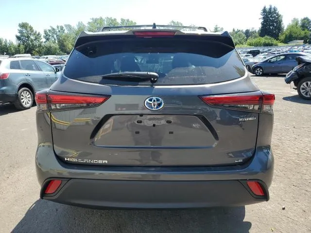 5TDBBRCH3NS560480 2022 2022 Toyota Highlander- Hybrid Le 6