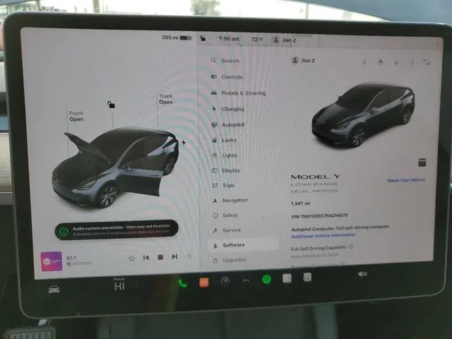 7SAYGDEE7RA214976 2024 2024 Tesla MODEL Y 9