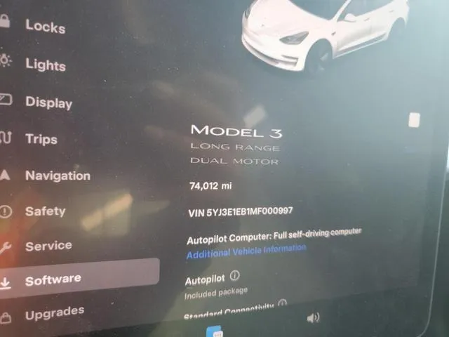 5YJ3E1EB1MF000997 2021 2021 Tesla MODEL 3 9