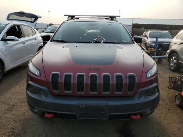 1C4PJMBB5HW536145 2017 2017 Jeep Cherokee- Trailhawk 5