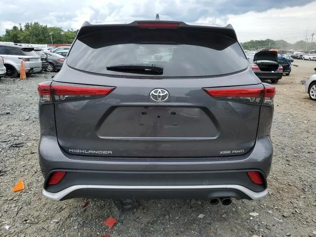 5TDLZRBH8NS238743 2022 2022 Toyota Highlander- Xse 6