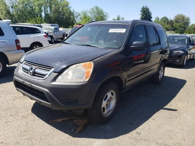 JHLRD78482C016477 2002 2002 Honda CR-V- LX 1