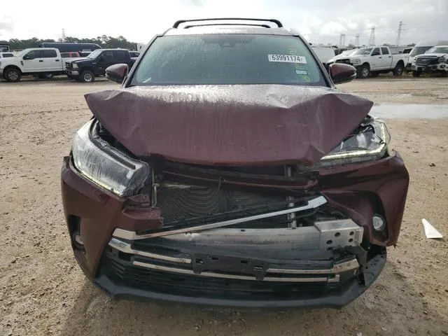 5TDYZRFH2KS337800 2019 2019 Toyota Highlander- Limited 5