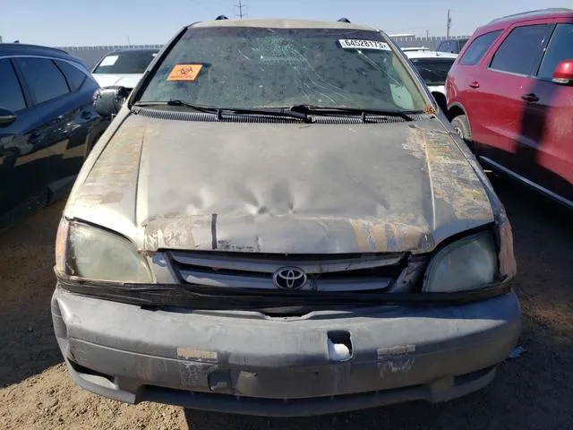 4T3ZF13C12U483823 2002 2002 Toyota Sienna- LE 5