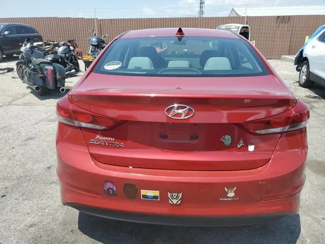 5NPD84LF6JH230762 2018 2018 Hyundai Elantra- Sel 6