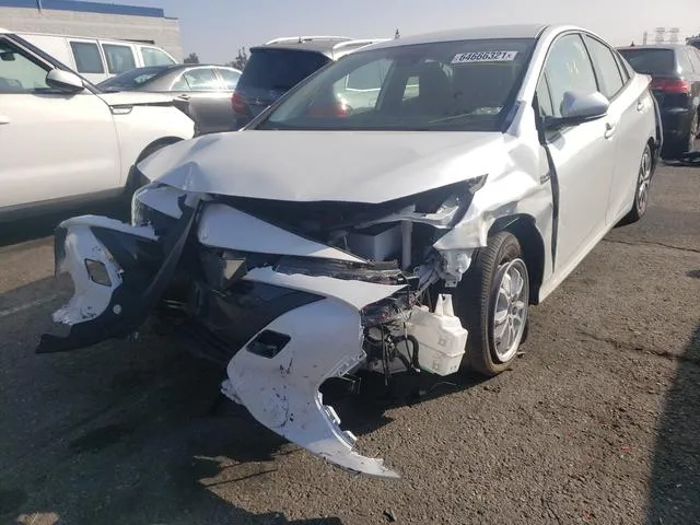 JTDKAMFP9M3169049 2021 2021 Toyota Prius- LE 2