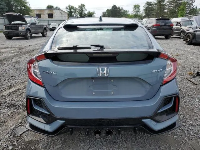 SHHFK7H4XLU408739 2020 2020 Honda Civic- Sport 6