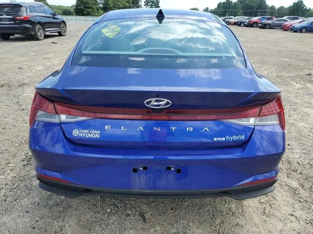 KMHLM4AJ7PU083439 2023 2023 Hyundai Elantra- Blue 6