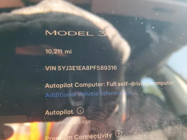 5YJ3E1EA8PF589316 2023 2023 Tesla MODEL 3 9