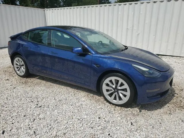 5YJ3E1EA1NF187828 2022 2022 Tesla MODEL 3 4