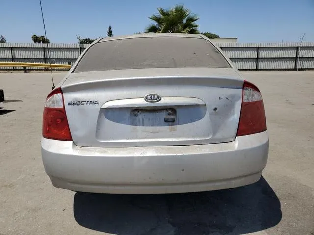 KNAFE122365273099 2006 2006 KIA Spectra- LX 6