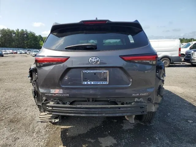 5TDGZRBH1MS095327 2021 2021 Toyota Highlander- Xle 6