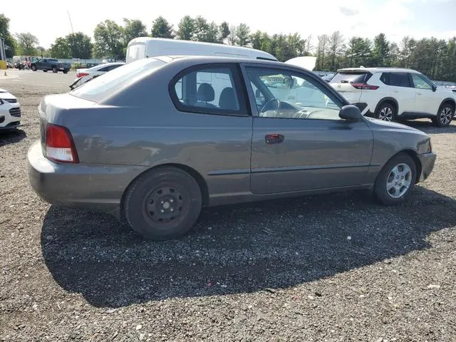 KMHCG35C91U131429 2001 2001 Hyundai Accent- GS 3