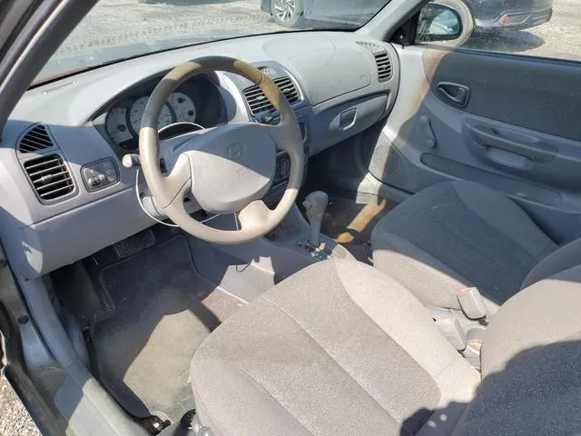 KMHCG35C91U131429 2001 2001 Hyundai Accent- GS 8