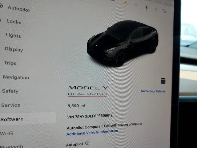 7SAYGDEF6PF699619 2023 2023 Tesla MODEL Y 9