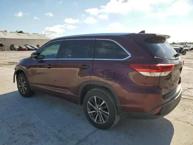 5TDKZRFH5JS279542 2018 2018 Toyota Highlander- SE 2