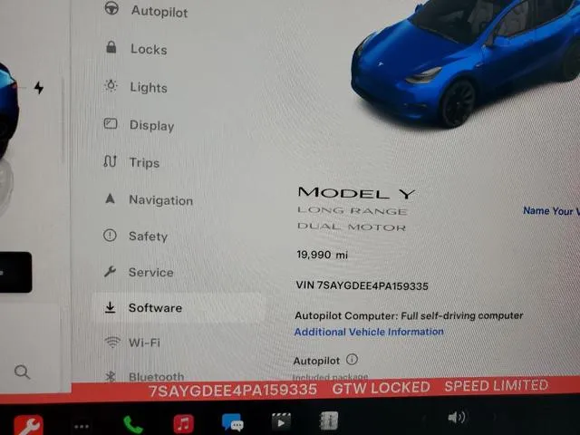 7SAYGDEE4PA159335 2023 2023 Tesla MODEL Y 9