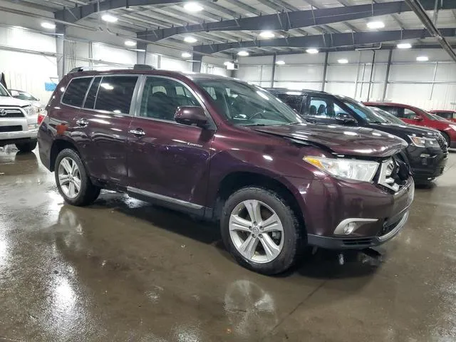 5TDDK3EH2DS249687 2013 2013 Toyota Highlander- Limited 4