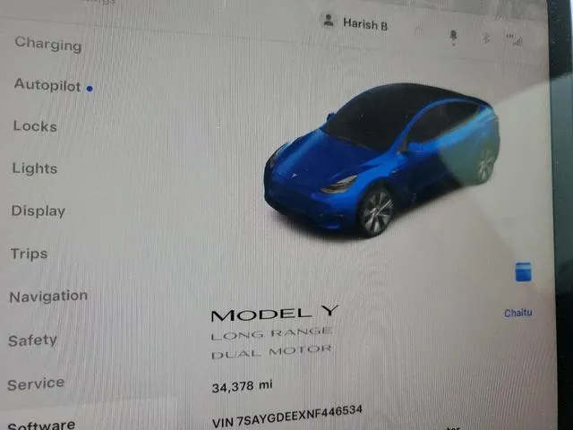 7SAYGDEEXNF446534 2022 2022 Tesla MODEL Y 9