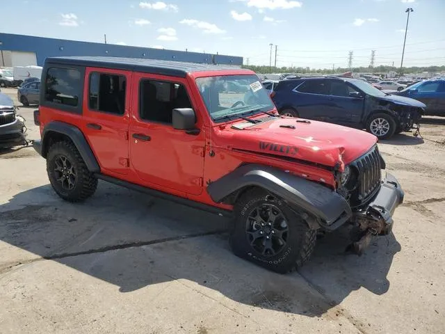 1C4HJXDN9MW599319 2021 2021 Jeep Wrangler- Sport 4