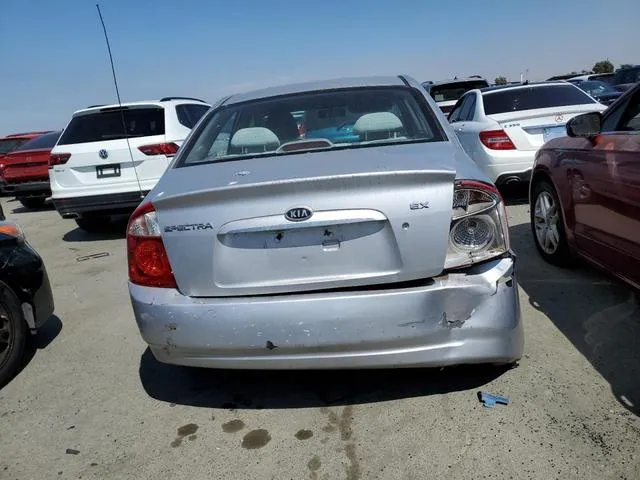 KNAFE122065257362 2006 2006 KIA Spectra- LX 6