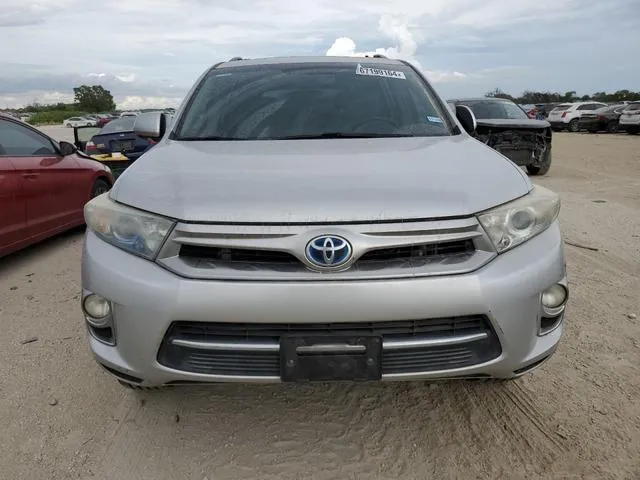 JTEDC3EH2D2019177 2013 2013 Toyota Highlander- Hybrid Limited 5