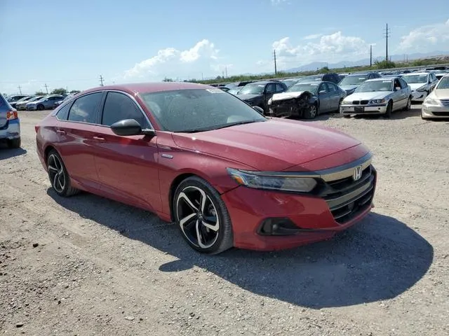 1HGCV3F23NA011764 2022 2022 Honda Accord- Hybrid Sport 4