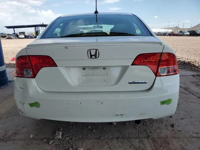 JHMFA36268S015599 2008 2008 Honda Civic- Hybrid 6