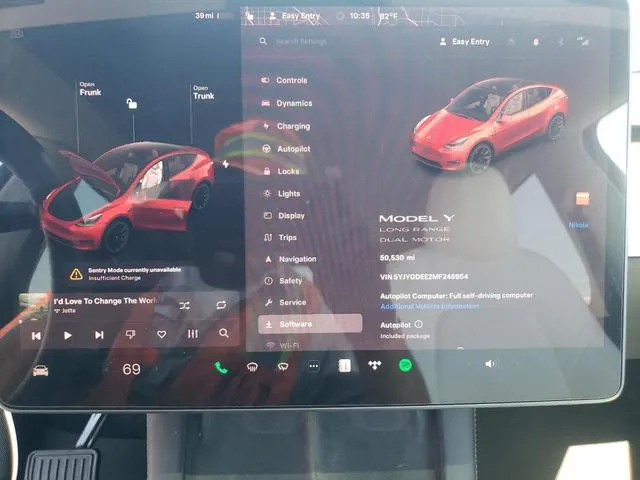 5YJYGDEE2MF246954 2021 2021 Tesla MODEL Y 9