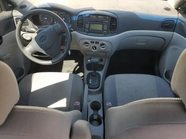 KMHCN46C39U315786 2009 2009 Hyundai Accent- Gls 8