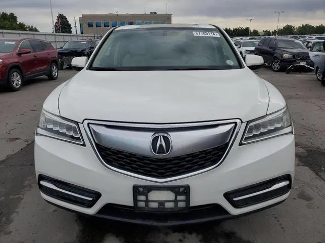 5FRYD4H25GB009713 2016 2016 Acura MDX 5