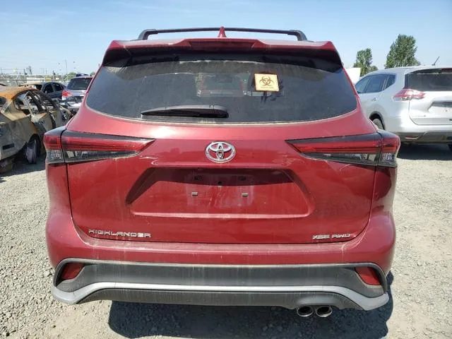 5TDJZRBHXMS151299 2021 2021 Toyota Highlander- Xse 6