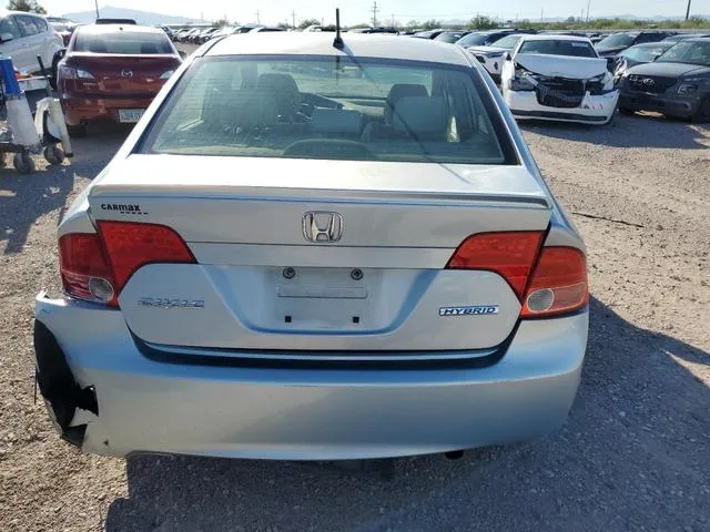 JHMFA36218S017020 2008 2008 Honda Civic- Hybrid 6