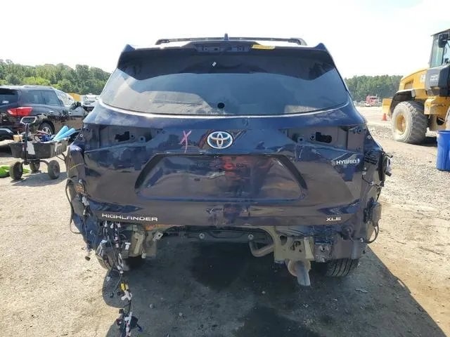 5TDHBRCH3LS503073 2020 2020 Toyota Highlander- Hybrid Xle 6