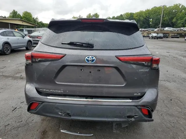 5TDGBRCH7MS042487 2021 2021 Toyota Highlander- Hybrid Xle 6