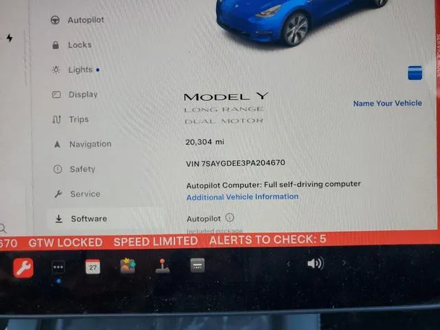 7SAYGDEE3PA204670 2023 2023 Tesla MODEL Y 9