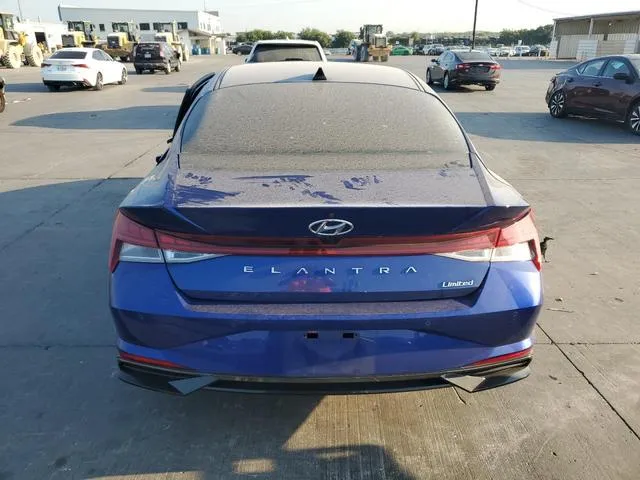 5NPLP4AG6MH029846 2021 2021 Hyundai Elantra- Limited 6