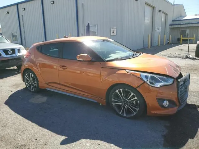 KMHTC6AE0GU291485 2016 2016 Hyundai Veloster- Turbo 4