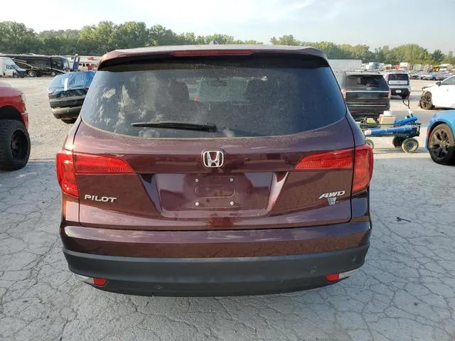 5FNYF6H59HB035024 2017 2017 Honda Pilot- Exl 6