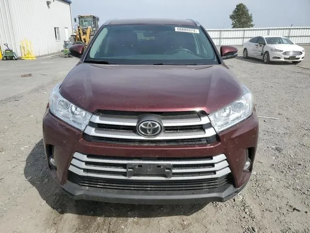 5TDJZRFH7KS980466 2019 2019 Toyota Highlander- SE 5