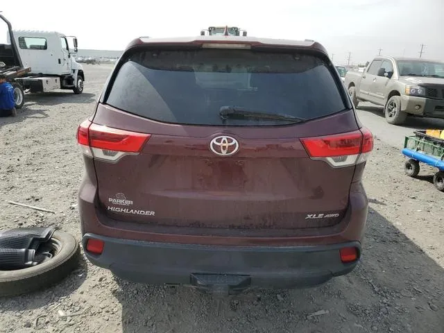 5TDJZRFH7KS980466 2019 2019 Toyota Highlander- SE 6