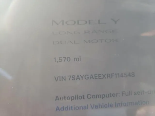 7SAYGAEEXRF114548 2024 2024 Tesla MODEL Y 9