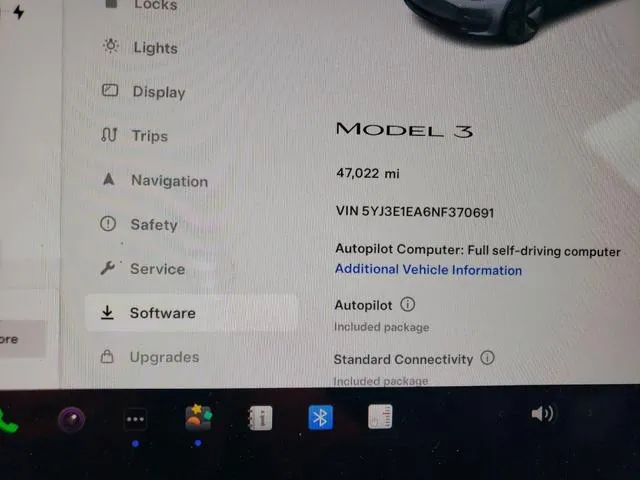 5YJ3E1EA6NF370691 2022 2022 Tesla MODEL 3 9