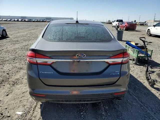 3FA6P0LU9HR313182 2017 2017 Ford Fusion- Se Hybrid 6