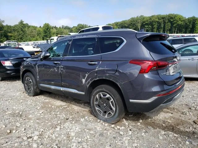 KM8S2DA16MU011287 2021 2021 Hyundai Santa Fe- Blue 2