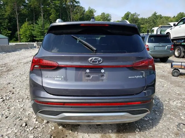 KM8S2DA16MU011287 2021 2021 Hyundai Santa Fe- Blue 6