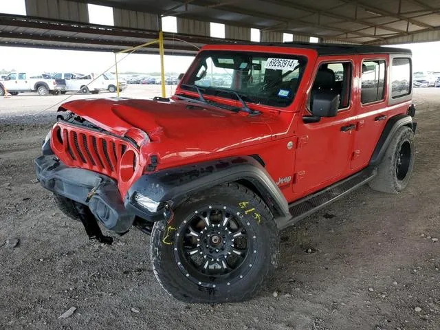 1C4HJXDG2LW267304 2020 2020 Jeep Wrangler- Sport 1