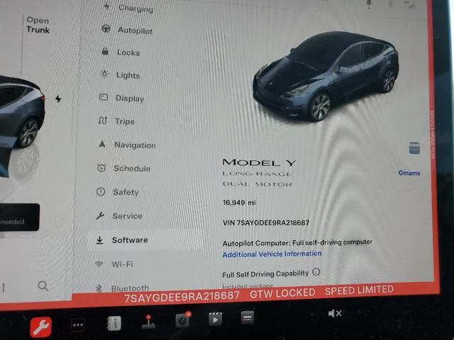 7SAYGDEE9RA218687 2024 2024 Tesla MODEL Y 9