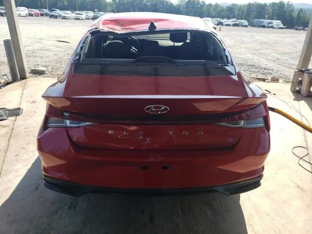 5NPLN4AG6MH031599 2021 2021 Hyundai Elantra- Sel 6