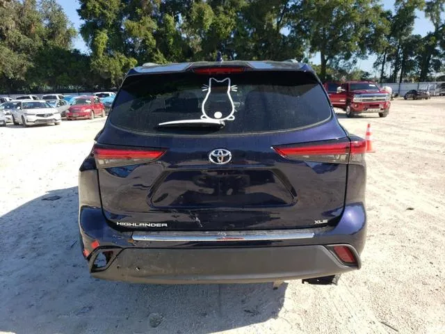 5TDGZRAH2NS130251 2022 2022 Toyota Highlander- Xle 6